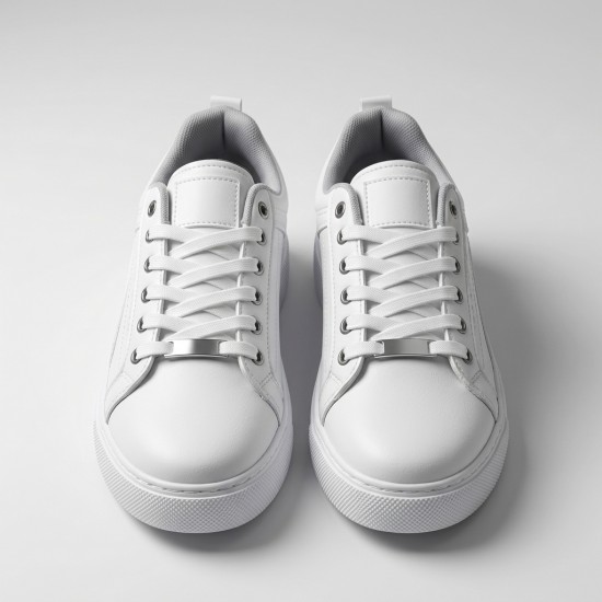 01-1 White/White Дамски маратонки