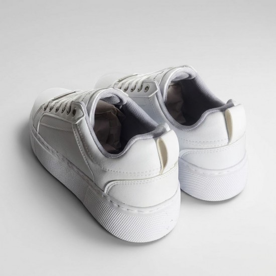 01-1 White/White Дамски маратонки