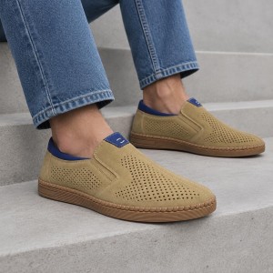 E9619-3 Brown Мъжки летни обувки