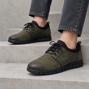 M2026-7 Green Мъжки ежедневни обувки