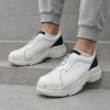 Girotti White Navy Мъжки  от естествена кожа