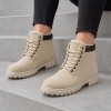 VS2417C Beige Дамски боти