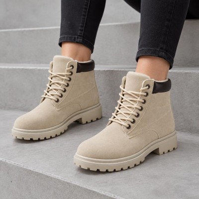VS2417C Beige Дамски боти