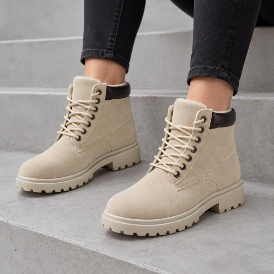 VS2417C Beige Дамски боти