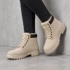 VS2417C Beige Дамски боти