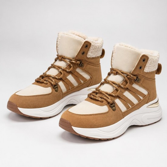 Y-123 Beige Дамски боти