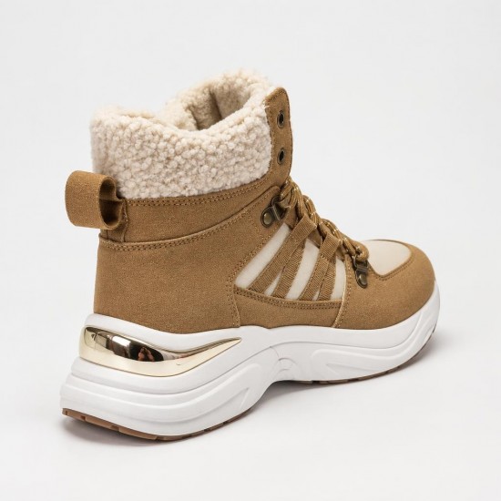 Y-123 Beige Дамски боти
