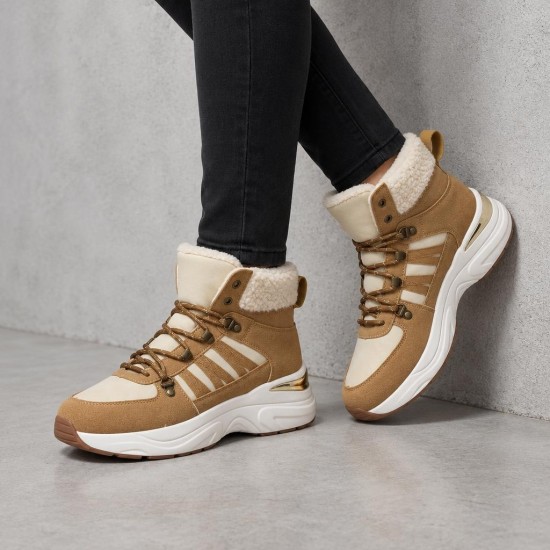 Y-123 Beige Дамски боти