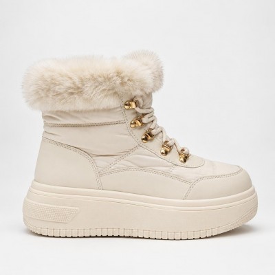 B23 Beige Дамски боти