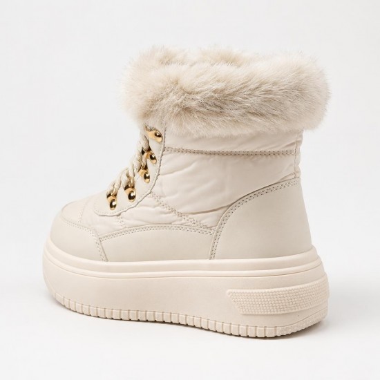 B23 Beige Дамски боти