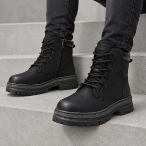D9612D Black Мъжки боти