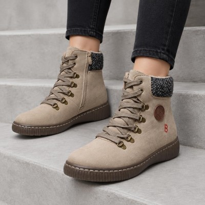 B3080-2 Khaki Дамски боти