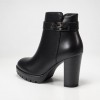 Q130 Black Дамски боти на токчета