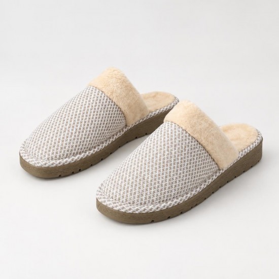 154256 Beige+ Дамски чехли