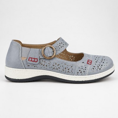 9772-4 Blue Дамски летни обувки