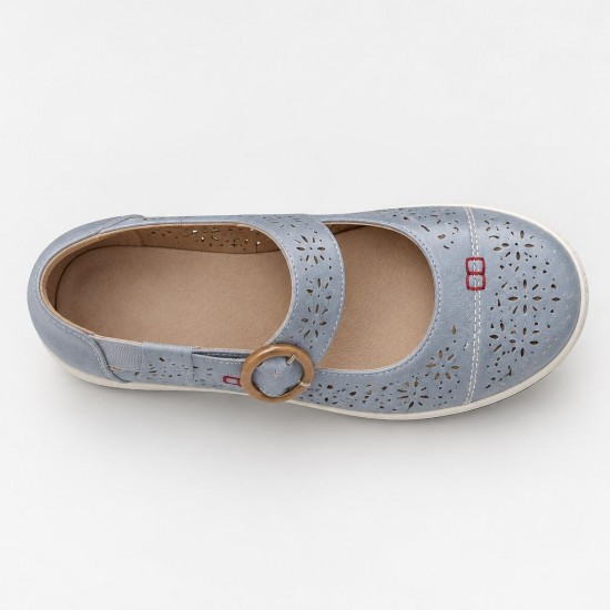 9772-4 Blue Дамски летни обувки