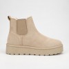 MY004 Beige Дамски боти на платформа