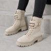 B9222 Beige Дамски боти