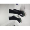HT1300 Black Green Дамски боти на токчета