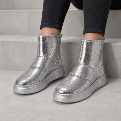 M0022-1 Silver Дамски боти