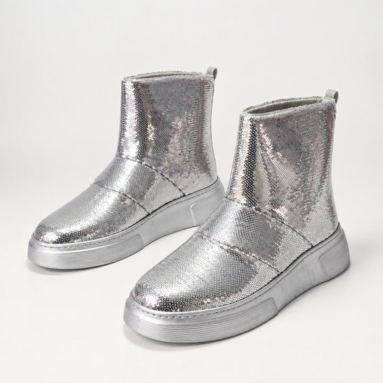 M0022-1 Silver Дамски боти