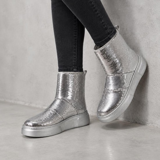 M0022-1 Silver Дамски боти