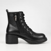 HA906 Black Дамски боти на платформа