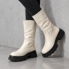 0304-2 Beige Дамски боти