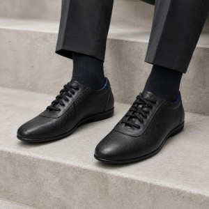 634006 Black Мъжки ежедневни обувки от естествена кожа