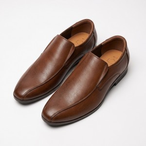 022032 Brown Мъжки официални обувки