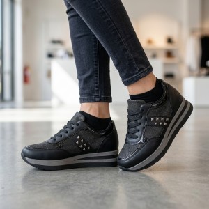 308-11 Black Дамски маратонки