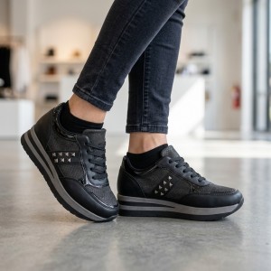 308-11 Black Дамски маратонки