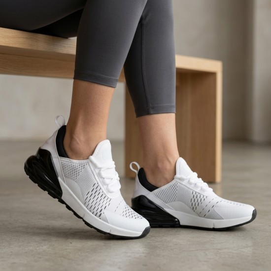121-2 White/Black Дамски маратонки